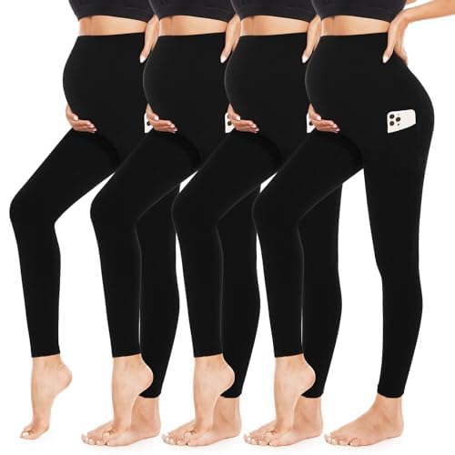 4-Pack Over-the-Belly Butt-Lift Leggings