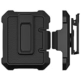 CCSamll Holster Belt Clip for Samsung Galaxy Z Flip 6, Motorola Razr 2024 Holster Belt Clip, Rugged Belt Clip Holster with Kickstand for Samsung Galaxy Z Flip 4/5/6/Moto Razr 2023/2024 Black