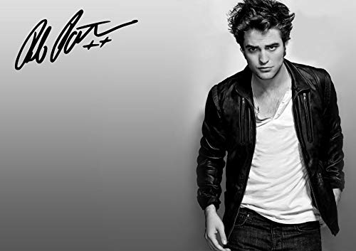 LJW Robert Pattinson Poster dédicacé A4
