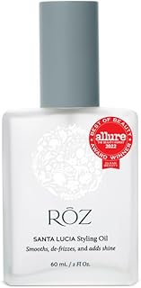 RŌZ Santa Lucia Styling Oil - Lightweight, Nourishing Hair Oil, a Foundation for Daily Styling, Frizz Control and Shine - Heat Protectant, Vegan, for All Hair Types - 2 Fl.Oz / 60 ml