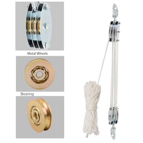 image for XSTRAP STANDARD Heavy-Duty 2,000 LB Breaking Strength 50 FT Rope Hoist