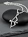 EnCharmed Sterling Silver Bow and Arrow Charm Necklace, Hunter Sagittarius Archer Pendant Jewelry