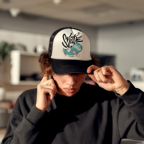 Image of 10 Pack Of Blank Trucker Hat Bulk Mesh Cap Men And Women Baseball Cap Diy Graffiti Hot Stamping Duck Tongue Cap