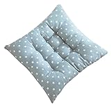 Cuscini in memory foam per sedie da pranzo, trapuntati, antiscivolo, spessi, 40,6 x 40,6 cm, cuscini da cucina e ufficio, per uso interno ed esterno