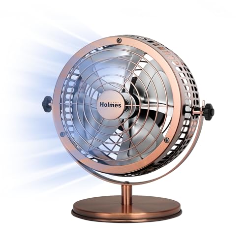 HOLMES 6' Heritage Table Fan, 2 Speeds, 4 Blades,...