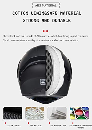 Casque moto modulaire bluetooth avec double visière et finitions premium