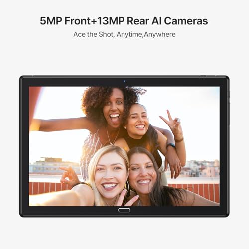 Image of ANTEMPER 10.1 Inch-Android Tablet 1280 * 800 IPS 1TB Expandion WiFi 18MP Dual Camera Octa-core Processor.GPS.Tablets-Black with Keyboard,Mouse,Protective Film,Case
