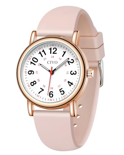 Imagen de CIVO Reloj Enfermera Mujer Analógico: Impermeable 12