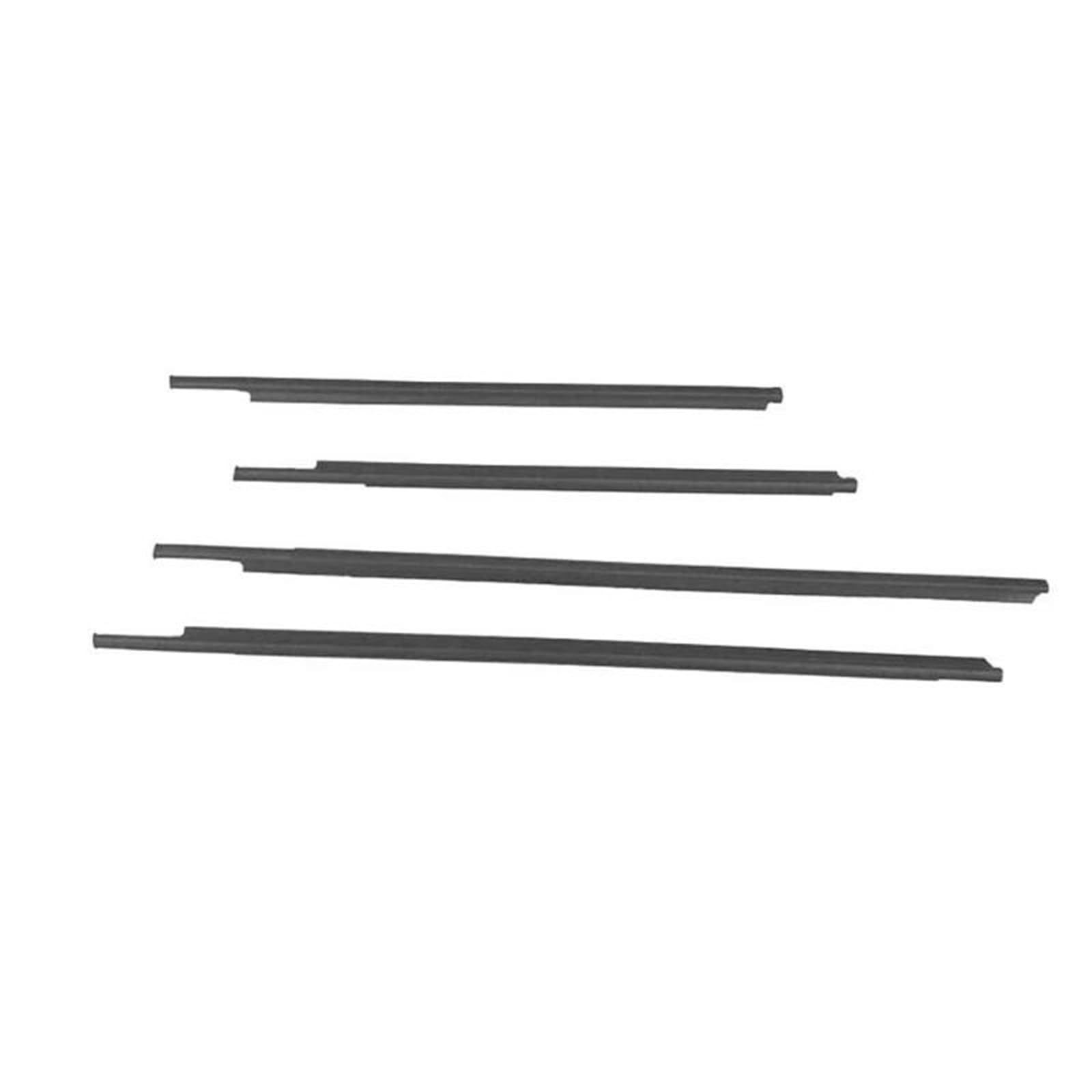 Car Window Glass Weatherstrip Molding Trim Rainproof Pressure 68160-52150 for Toyota for Yaris Sedan 4-Door 2007-2016 AJOHBM