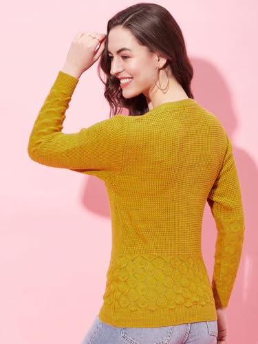 Image of Modeve Women Round Neck Casual Sweater for Winter||Winterwear||