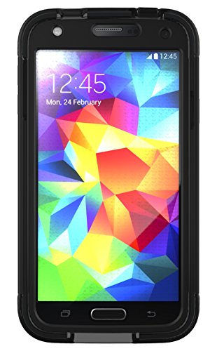 Tech 21 Patriot Cell Phone Case for Galaxy S5 - Retail Packaging - Smokey Grey