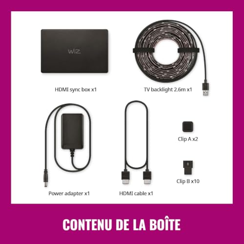 Kit d'éclairage d'ambiance 55 65 WiZ 00231872 220 - vue 8