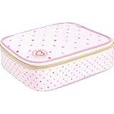 Tilibra - Estojo Box Académie Coração Metalizado, Rosa