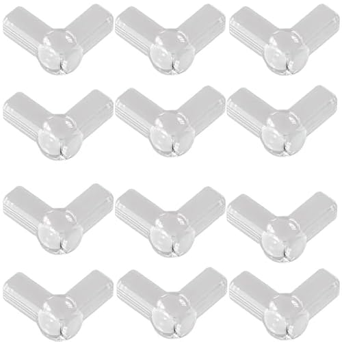 4/8/12/16pcs Baby Safety Silicone Kids Proofing Edge Protector Soft Transparent Children Anti Collision Table Corner Protection Cover(12PCS Airbag L)