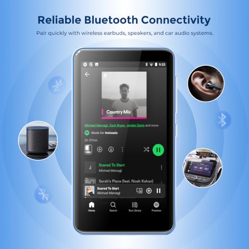Image of innioasis G1 80GB MP3 Player with Bluetooth and WiFi, Spotify Music Player