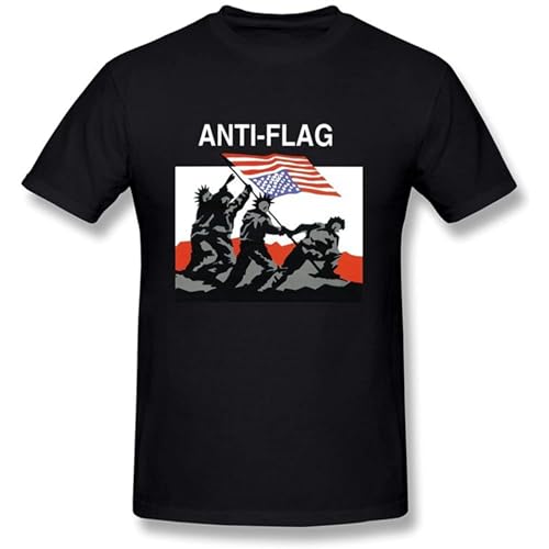 Photo de Basic diary Men's Anti Flag T Shirt Black XL
