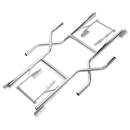 Creative Play 2 Pack - Heavy Duty Wishbone Style Folding Table Legs - 29 Inch Tall, Heavy Duty 1 Inch x 16 Gauge Zinc Coated Steel, Commercial Grade Durability (18 Inch Wide)