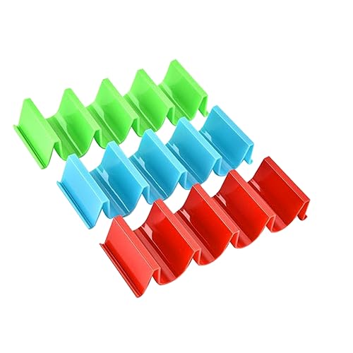 VINTORKY 3pcs Pizza Storage Accessories Pancake Rack Taco Baking Pan Taco Plate Mini Cheesecake Tacos De Mexican Pancake Holder Taco Holder Stand Tortillas Taco Holder Plate Pancakes