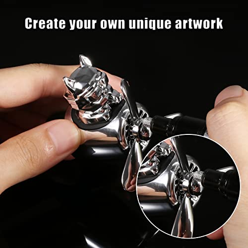 Savita 3Pcs Metallic Marker Pens, Waterproof Mirror Reflective Chrome Paint Pen High Gloss Permanent Liquid Chrome Marker For Model Metal Glass Plastic Painting (Silver; 0.7Mm, 1Mm, 3Mm) #TOP4