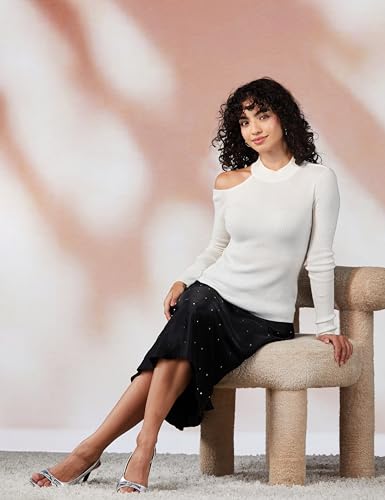 Image of VERO MODA Women's Cotton Round Neck Pullover