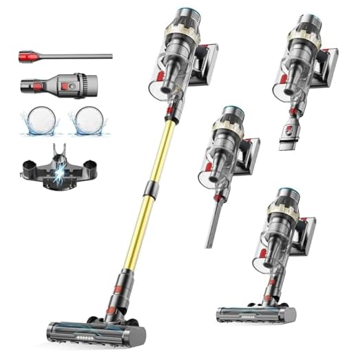 Linkifly Cordless Vacuum Cleaner, Powerful Suction with Touch Screen, up to 70 mins Run Time, 550W Self-Standing Vacuum Cleaners for Home, Stick Vauum Cleaner for Pet Hair,Carpet,Hardwood Floor