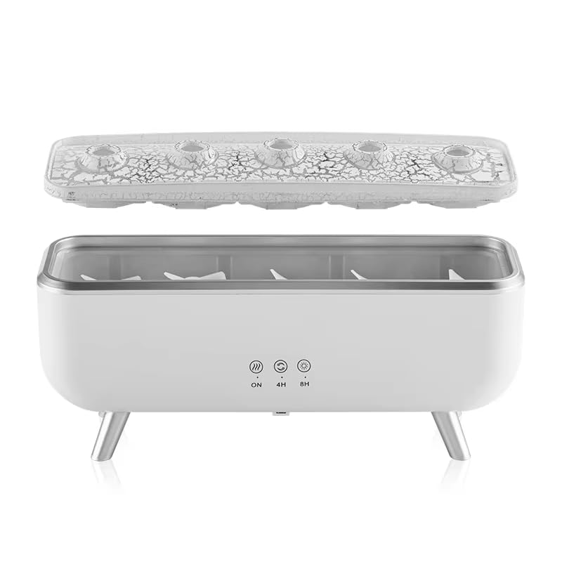 Humidificateur de flamme et diffuseur d'huiles essentielles télécommandé 7 LED