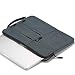 YAOTT Laptop Hülle Tasche Für Microsoft Surface Pro Macbook Ultrabook Schutzhülle Mit Zubehörtasche,11/12 Zoll,Grau2