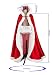 BEAUTELICATE Capa con Capucha Mujer Invierno Pelo Largo Poncho para Vestido de...