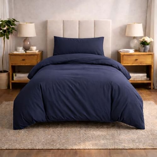 Komfortec Premium Bettwäsche 135x200 mit 1 Kissenbezug 40x80 cm Set aus...