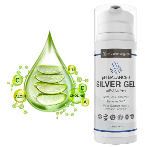 Ph Balanced Structured Silver Gel With Aloe Vera - Strong 30Ppm Silver Gel In A 3.38Oz Easy Pump Container (4) #TOP7