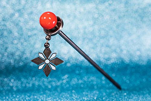 Costheme Overwatch Mei Snowflake Hair Stick - 1:1 Replica Hairpin Cosplay Props Halloween Accessory Jewelry | Official Licensed #TOP3