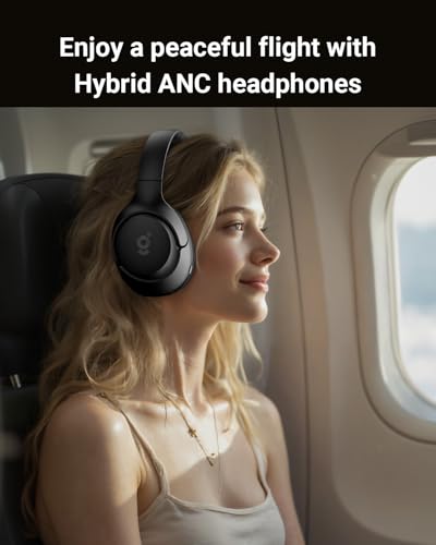Image of wegear Hybrid Active Noise Cancelling Headphones, Wireless ANC Bluetooth 5.4 Over Ear Headphones, Clear Calls, Deep Bass, 60H Playtime, Comfort Fit, Foldable Headset for Gym Travel Office Home Black
