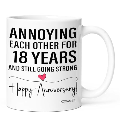 Couples Anniversary Cup Set