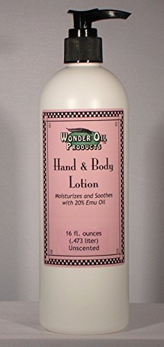 16 fl. ounces 20% Emu Oil Hand and Body Lotion Unscented