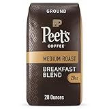 Peet's Coffee, Medium Roast Ground Coffee - Breakfast Blend 28 Ounce Bag