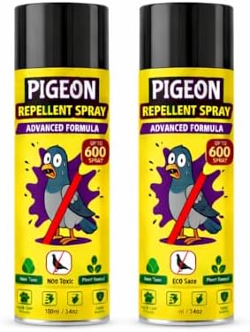 Pigeon Repellent Spray for Home & Office | Better Than Anti Pigeon Spikes | Anti Pigeon Spray Effective Repellent for Balcony, Terrace & AC Units