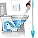 Produktbild XREXS Toiletten-Plunger mit leistungsfähigem gereinigtem Toiletten-Rohr Rohrreiniger Abflussreiniger Toiletten-Ausbagger entwarf für Saugheber-Art, umweltfreundlicher, rostfreier Stahl-Handgriff-ABF