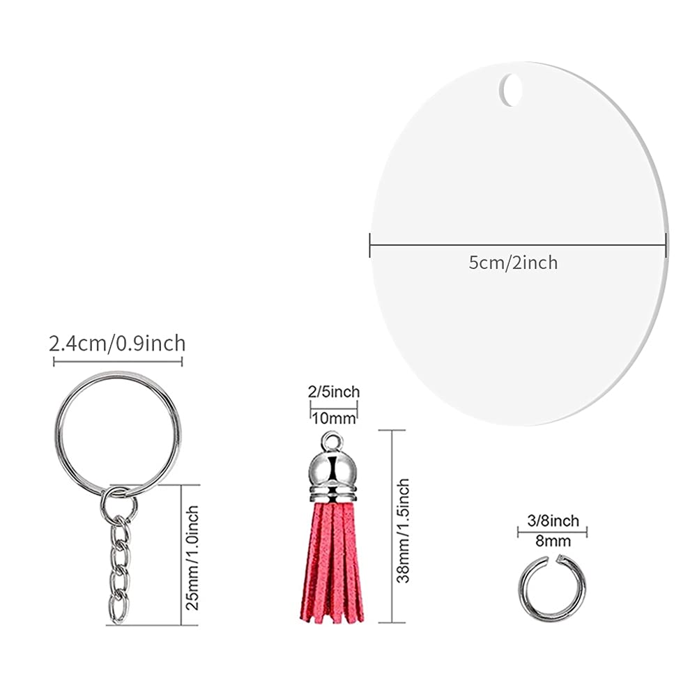 20 PZ SET segnalibri acrilici vuoti artigianato acrilico trasparente bianco con 3510 EUR 18,46
