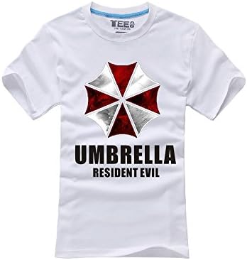 New Video Game Men's Casual T-shirts Cosplay Costumes (XXXL, White)