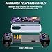 Mobile Game Controller for iPhone/Android Handheld Gaming, Wireless Phone Gaming Controllers with (Programmable) /Hall Effect Joysticks & Analog Triggers/Adjustable Turbo (Black-Programmable)