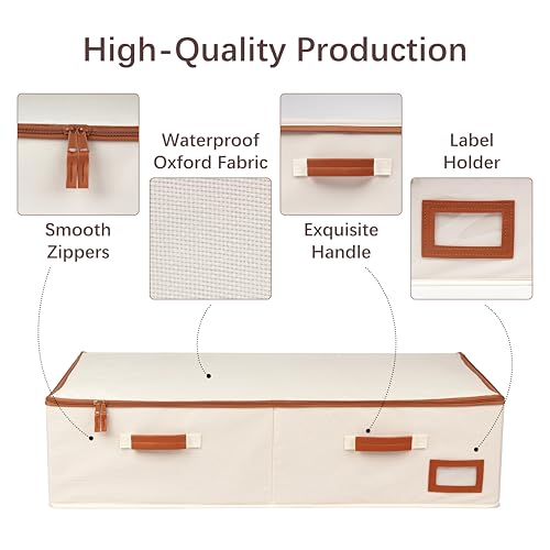 SUNAUMI Wedding Dress Storage Box, Large Shadeable Wedding Dress Preservation Box with Microfiber Gloves, 20 Sheets of Acid Free Paper and Dustproof Bag for Wedding Dress, Heirlooms, Gowns by SUNAUMI - Image 6