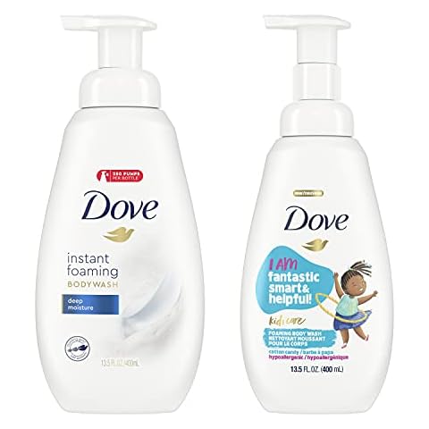 Dove Foaming Body Wash Bundle for Soft Skin Cover