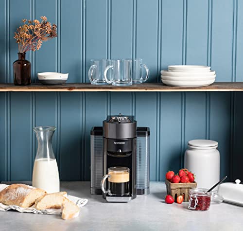 6-Pack Glass Coffee Infusion Mugs With Handle, Clear Glass Teacups Mugs, Coffee Cups Perfect For Cappuccino, Latte, Tea, Espresso, Dishwasher Safe Glass Mugs For Warm Or Cold Beverages Only. #TOP3