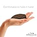 Pumice Stones for Feet - Natural Black Brown Earth Lava Stones Pack of 2 - Callus Corn Remover for Feet Heels and Palm - Pedicure Exfoliation Tool - Dry Dead Skin Scrubber - Health Foot Care