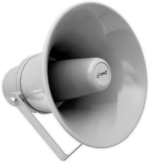 Indoor Outdoor PA Horn Speaker - 9.7 Inch 20-Watt Power Compact Loud Sound