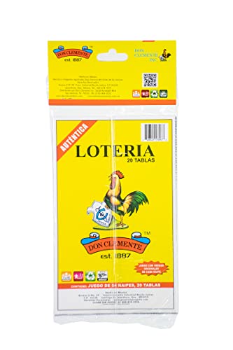 Don Clemente Autentica Loteria Mexican Bingo Set 20 Tablets Colorful And Educational #TOP7