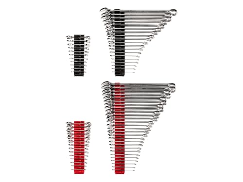 TEKTON Stubby and Standard Length Combination Wrench Set with Modular Organizers, 71-Piece (1/4-1-1/4 in., 6-32 mm) | WCB95902