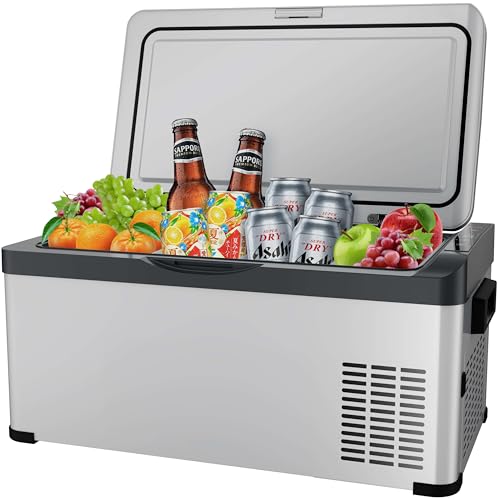 ポータブル冷蔵庫 省エネ 車載 19L 冷凍 急速冷凍 -22℃〜20℃ 冷蔵 静音 取扱説明書付き 低電圧保護 AC100V 2WAY電源対応 家庭両用