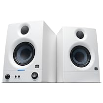 PreSonus Eris 3.5 Gen 2, Altoparlanti Attivi da Scrivania 3.5″ per Multimedia, Gaming, Produzione Musicale di Qualità Studio, Potenza 50 W – Bianco