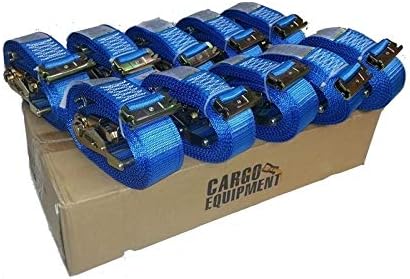 BOX of 10 E-TRACK RATCHET STRAP 20 FOOT(BLUE)
